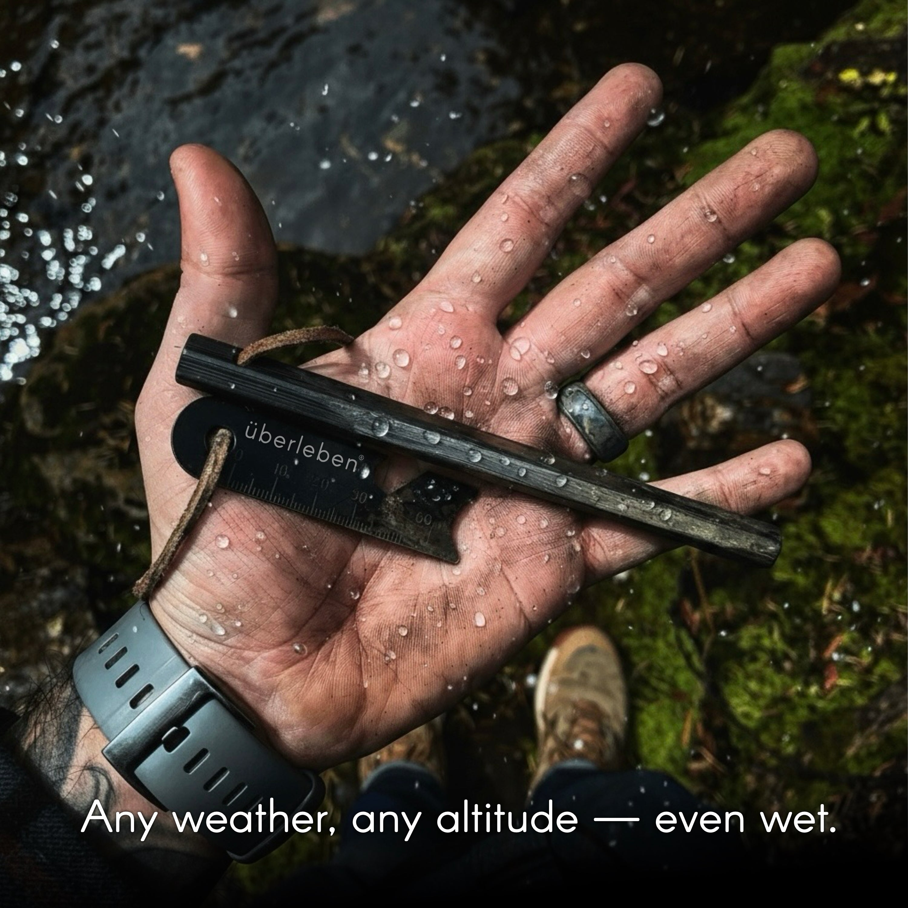 Fire Starter Ferro Rod - Überleben Hexa Original